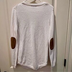 Lety & Me Sweater with Suede Elbow Patches